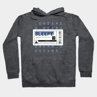 Sleepy Warning Label Hoodie